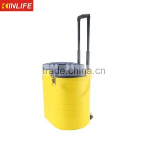 Kinlife Trolley Ice Bucket Cooler On Wheels By Rotational Moulding thumbnail-1