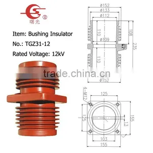12kV TGZ31-12 Bushing Insulator Cast Epoxy Insulator thumbnail-1