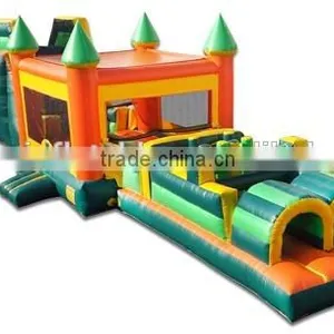 78ft Long Children Inflatable Slide Obstacle Game Slide Combo for Sale thumbnail-3