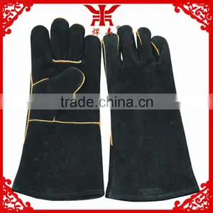 Different Types and Different Color Long Welding Leather Gloves thumbnail-6