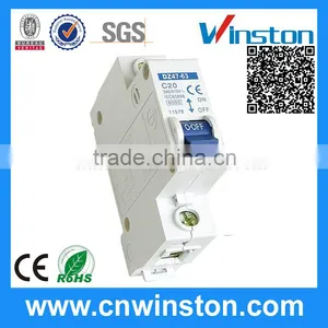 DZ47 1P 63A Manufacturer Mini Circuit Breaker,Over Under Voltage DIN Rail MCB Circuit Breaker With CE Quality Choice thumbnail-1