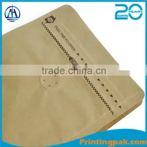 Ecological Composite Kraft Aluminum Foil Bag Stand up Zipper Pouch Resealable Stand Up Coffee Laminated Packaging Bags thumbnail-6