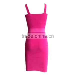 Slim Sexy Nude Fitness Women Dresses With Belt thumbnail-3