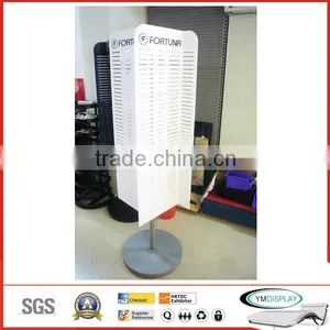 Rotate Four Side Plastic Slatwall Display Rack thumbnail-1