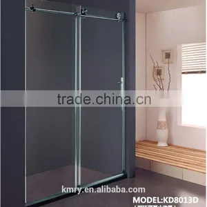 304 Stainless Steel Component Complete Adjustable Shower Door(KD8013D) thumbnail-1
