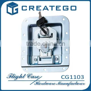 Blue Zinc Plated Large Flightcase Butterfly Lock thumbnail-2