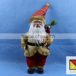 16 Inch Standing Whimsical Santa Clause Christmas Figurine Figure Decoration thumbnail-1