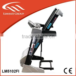 Foldable Motorized Commercial Treadmill With MP3,USB Port thumbnail-1