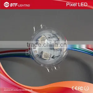 30mm Ws2801 Led Modules Waterproof IP67 DC 12V Led Pixel Modules Diameter thumbnail-1