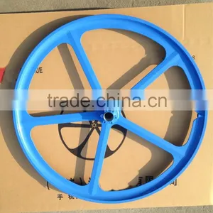 2016 Hot Selling Fixie Bike Magnesium Alloy Aerospoke Wheel Wheelset thumbnail-3