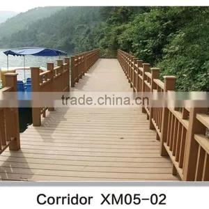 JFCG Anti-flaming WPC Material Outdoor Fence Pathway Fence thumbnail-2