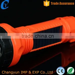 2016 Solar Led Torch Flashlight Electronic Plastic Powerful WIth Inside Power thumbnail-4