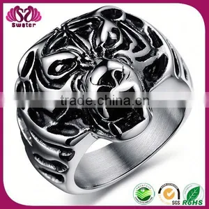 Big Lion Head Men's Ring Indian Head Ring thumbnail-1