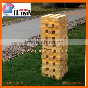 GARDEN GAME 60pcs Wooden Tumble Game thumbnail-1
