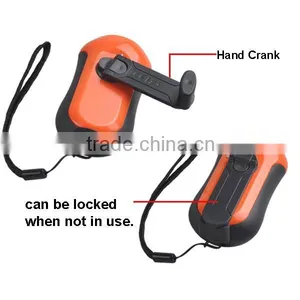 3 Modes Light Portable Plastic Dynamo LED Flashlight thumbnail-3