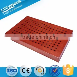 Sound Absorbing Perforated Wooden Acoustic Panel, Perforated Wood Acoustic Panels For Auditoriums, Perforated Acoustic Panels thumbnail-1