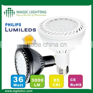 Hot Sale 36w Aluminum Pc E27 3535 Cool White Par30 Led Spotlight thumbnail-2