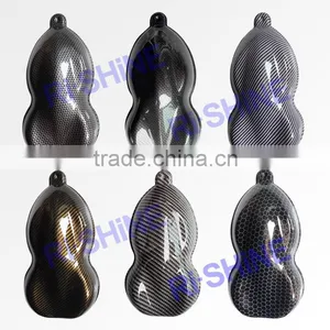 RISHINE Hydrographic Carbon Fibre Film - Speed Shape for Car Painting Sample Display thumbnail-1