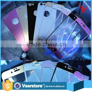 0.33mm Tempered Glass Screen Protector for Iphone Mobile Screen Protector Aluminium Alloy Color Tempered Glass Screen Protector thumbnail-1