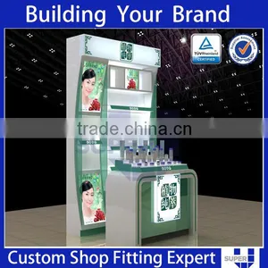 Retail Cosmetics Wooden Display Stand thumbnail-1