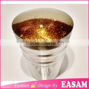 16 Years Hot Gold/black Space Collection Nail Art Stamper Tools With Metal Holder 4cm Refills thumbnail-1