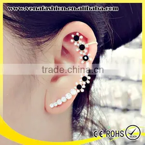 Mix Colors 26K Plated Gold Wrap Clip Ear Cuff Earrings thumbnail-1