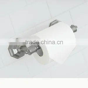 Brass Paper Holder in Brushed Nickel thumbnail-1