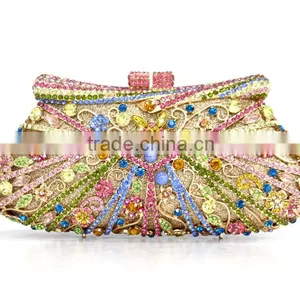Top One OEM Design Envelope Clutch Bag for Party Women's Clutch Purse Crystal Evening Clutch Bag thumbnail-5