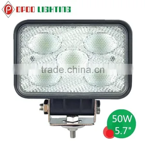 Cheap Price 5.7" Rectangle 50W Led Work Light, Offroad Truck 50W Led Work Light thumbnail-2