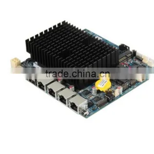 4 Lan Fanless Intel Atom D525 Network Security Firewall Motherboard thumbnail-1