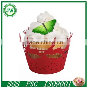 Paper Cake Cup Wrapper Laser Cut Paper Candy Box thumbnail-1
