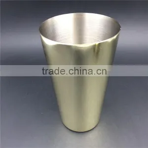 900ml Gold Plated Cocktail Shaker Stainless Steel Bar Tools thumbnail-4