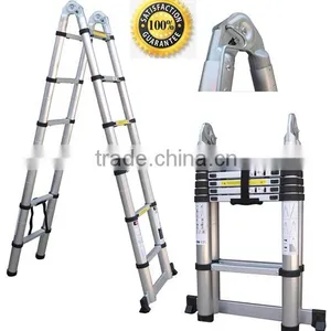 3.8m Multifunctional Aluminum Telescopic Ladder thumbnail-1