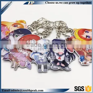 Promotional Printing Cartoon Keychain/cartoon Keyring/cartoon Key Holder thumbnail-1