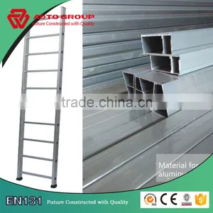 Aluminum Straight Ladder Construction Ladder Industrial Ladder thumbnail-2