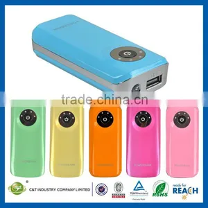 C&T 5600 MAh Pocket Remote Power Bank Portable Battery Pack and Charger for Cell Phones thumbnail-1