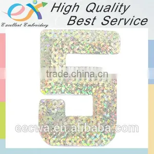 Professionally Custom Iron-on Sequin Numbers thumbnail-4
