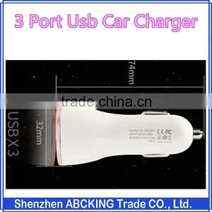 Remax 3.4A 3 Port Car Chargers With CE FC Certificated Car Charger thumbnail-1
