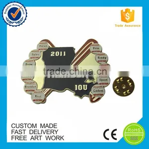 Custom Hard Enamel Lapel Pin, Enamel Lapel Pin Supplier thumbnail-1