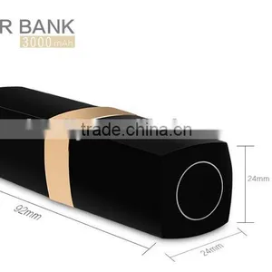 New Product Fashion Style Lipstick Tube 2600mah Power Bank thumbnail-4
