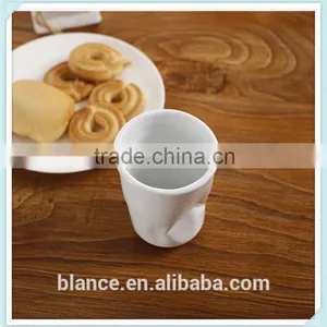 Ceramic Crushed Cups Crumpled Design Cup thumbnail-3