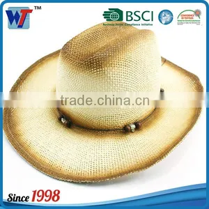 High Quality Cowboy's Paper Straw Hat Design Your Own Cowboy Hat Wholesaler thumbnail-1
