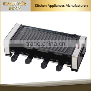 Raclette Grill - Half Aluminum Die-casting Plate With Half Stone Plate 1300W thumbnail-3