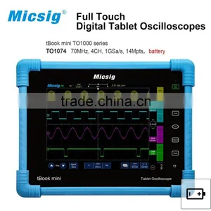 Digital Tablet Oscilloscope TO1074 70 MHz 4CH High Performance With Battery for Automotive thumbnail-1