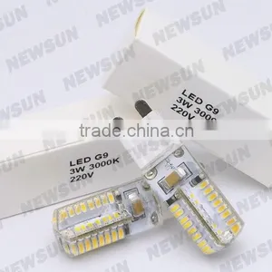 G9 Led Bulb Lamp 220V 3W LED Spotlight 3014 SMD White LED Corn Bulb Light Warm White g9 Led Crystal Chandelier Light thumbnail-2