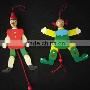 New Design Wood String Doll for Children Toys thumbnail-1