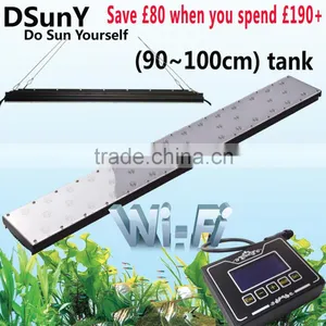 Wifi Controller Freshwater Fish Live Led Aquarium Light Red and Green Cool White 36inch 90w Planted Freshwater thumbnail-1