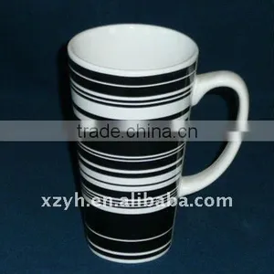 Porcelain Big Mug Black Printing thumbnail-1