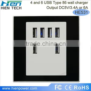 USB Wall Socket 6 USB Charging Ports thumbnail-2