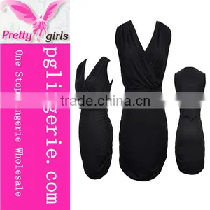 Black Backless Bandage Dress for Sale thumbnail-1